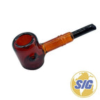 Color Swatch Hand Pipe |REF: HP 349| - Amber