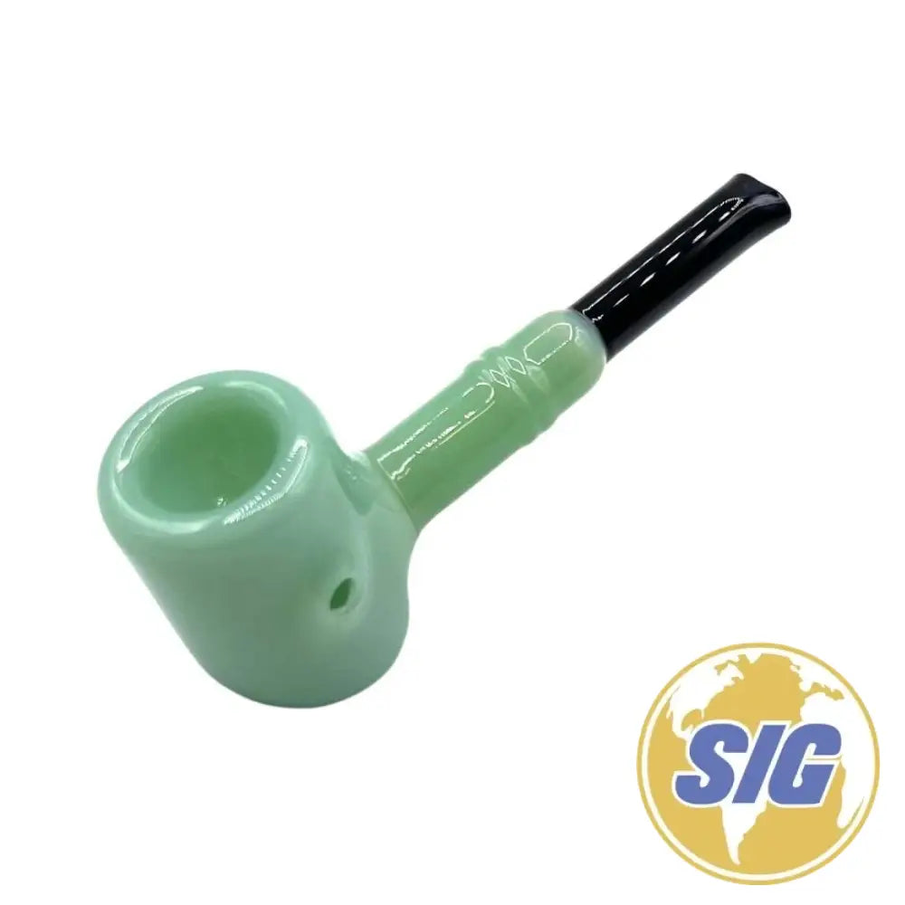 Color Swatch Hand Pipe |REF: HP 349| - Jade Green