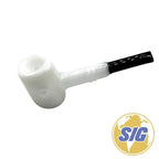 Color Swatch Hand Pipe |REF: HP 349| - White