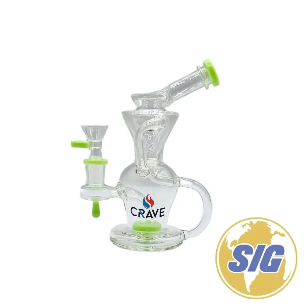 Crave Atomic Funnel Water Pipe |REF: CRO-1332| - Green