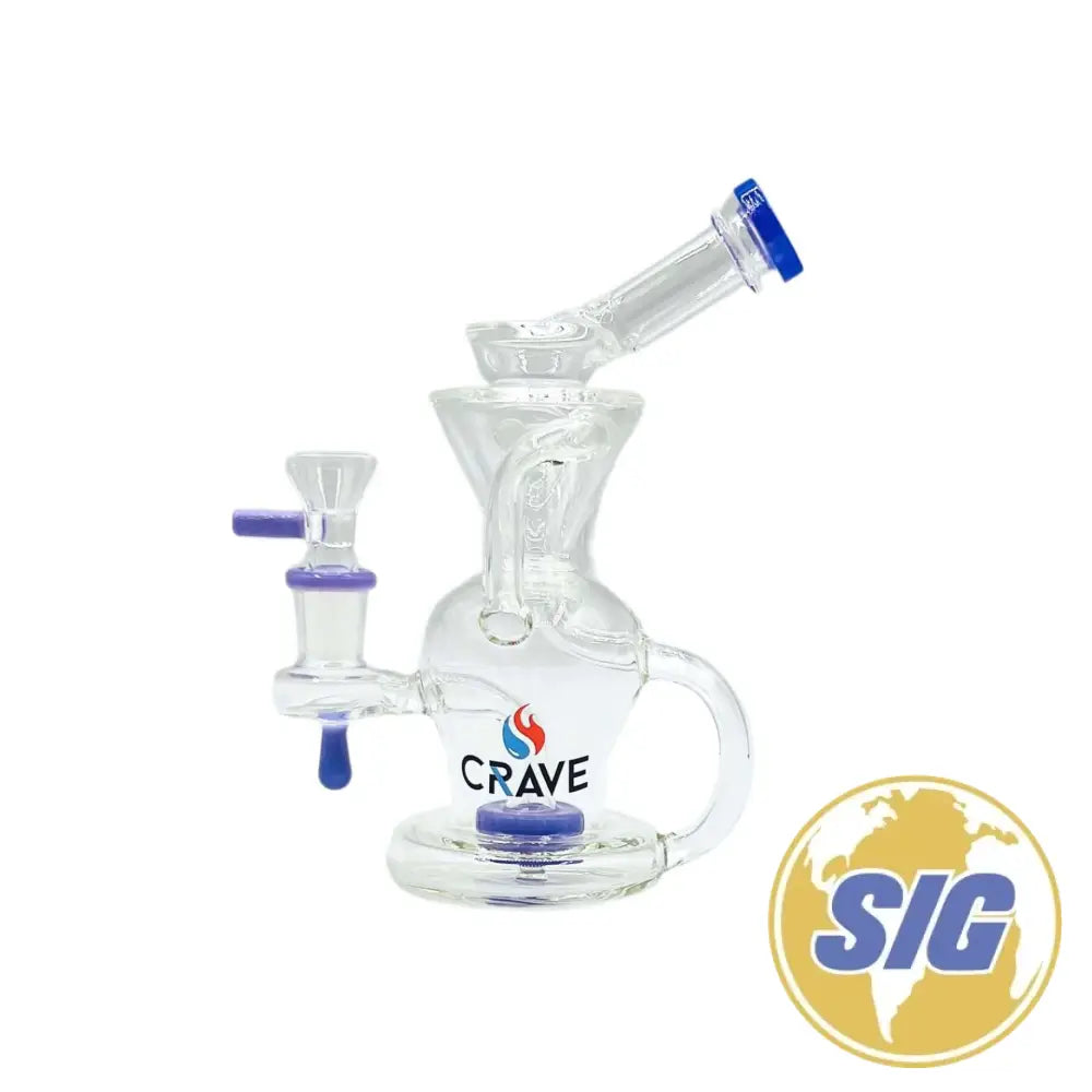 Crave Atomic Funnel Water Pipe |REF: CRO-1332| - Purple