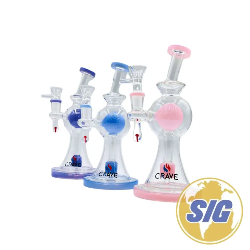 Crave Candy Orb Water Pipe |REF: CRO-1268| - Pink