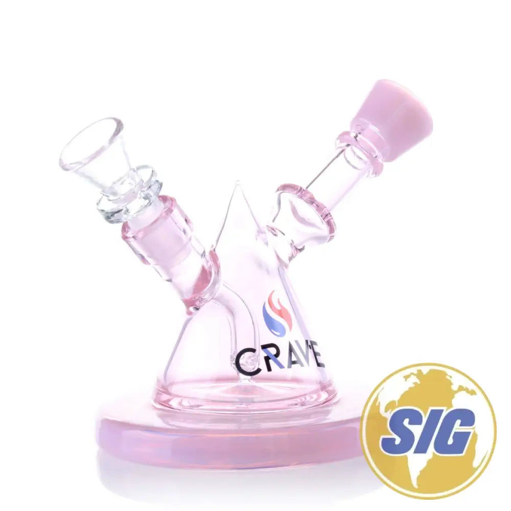 Crave Dual Chamber Water Pipe |REF: C-RL 2379| - Pink