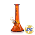 Crave Elegant Curvature Water Pipe |REF: C-RL 2364| - Amber