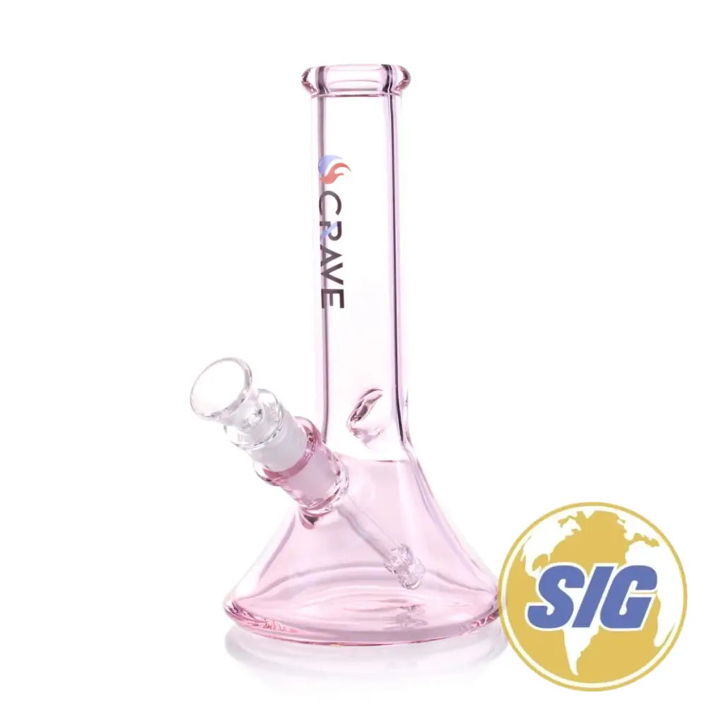 Crave Elegant Curvature Water Pipe |REF: C-RL 2364| - Pink