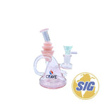Crave Futuristic Twist Water Pipe |REF: C-RL 2353| - Pink