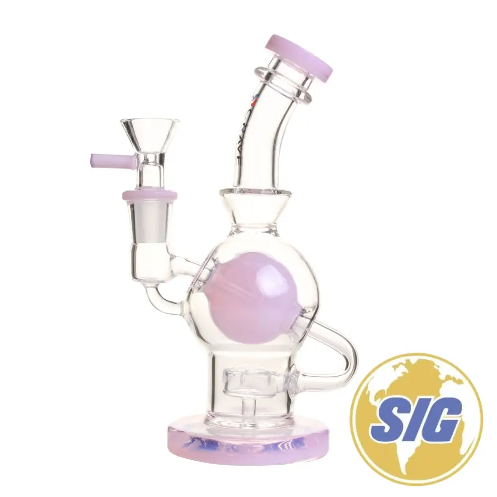 Crave Glass Ball Rig |REF: C-RO 2253| - Milk Pink