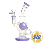 Crave Glass Ball Rig |REF: C-RO 2253| - Milk Purple