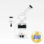 Crave Glass Barrel Recycler |REF: WP CRO 1329| - Black