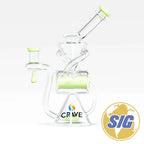 Crave Glass Barrel Recycler |REF: WP CRO 1329| - Green