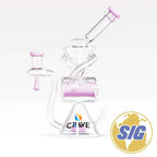 Crave Glass Barrel Recycler |REF: WP CRO 1329| - Pink