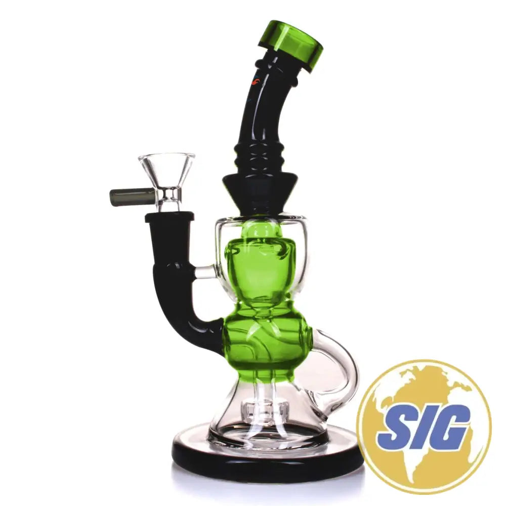 Crave Glass Blacked Out Colored Mid |REF: WP CRO 1354| - Green