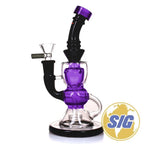 Crave Glass Blacked Out Colored Mid |REF: WP CRO 1354| - Purple