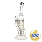 Crave Glass Chamber Water Pipe |REF: C-RO 2270| - Grey