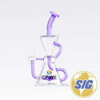 Crave Glass Colored Disc Perc |REF: WP CRO 1351| - Purple