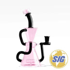 Crave Glass Colored Recycler |REF: WP CRO 1357| - Purple