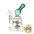 Crave Glass Long Mouthpiece Rig |REF: C-RO 1210| - Teal