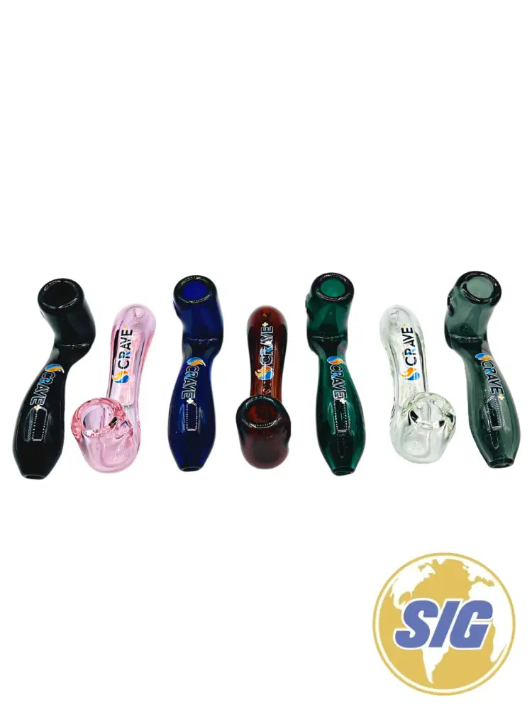 Crave Glass Mini Sherlock Pipe 4" |REF: HP CR 16|