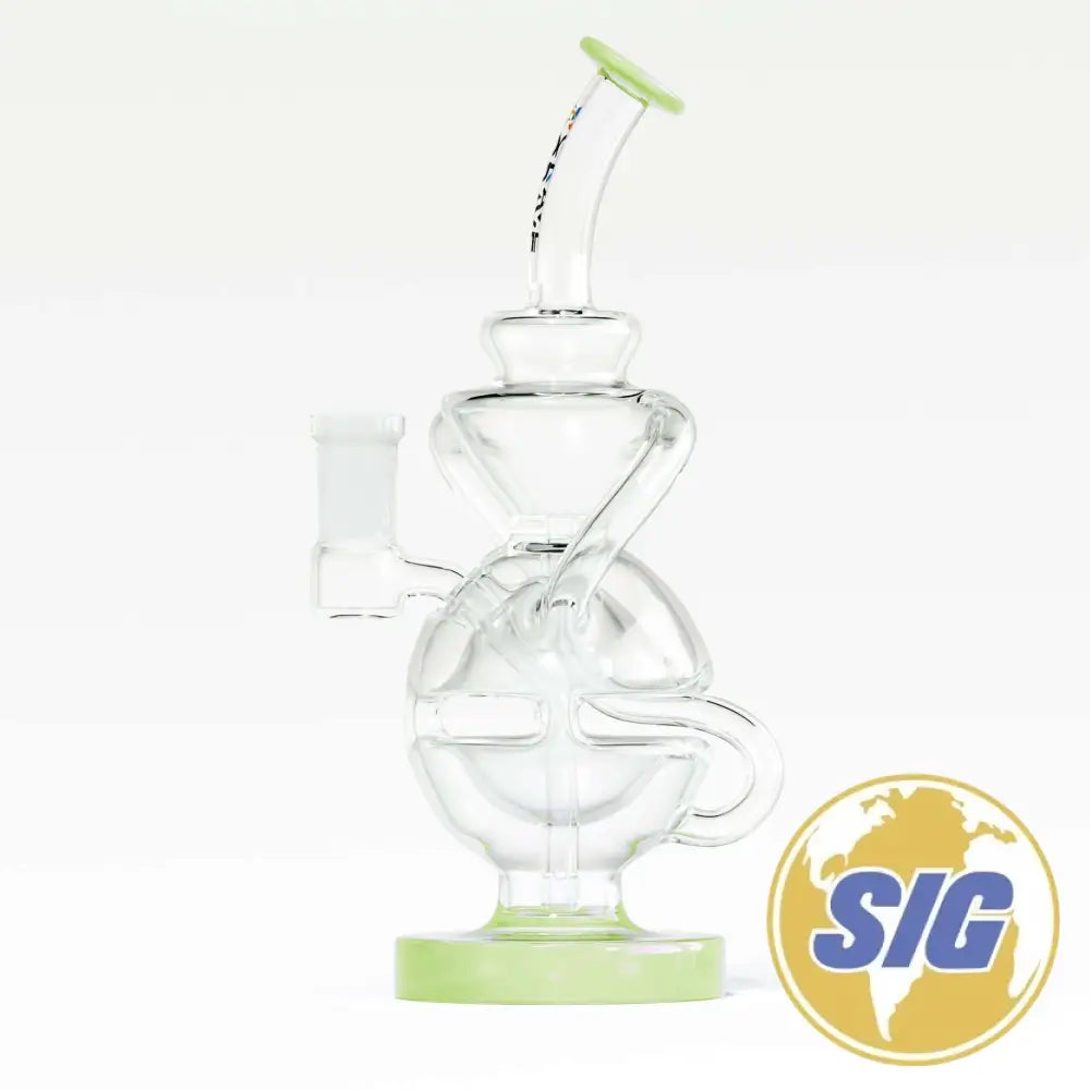 Crave Glass Orb Recycler |REF: WP CRO 1330| - Green