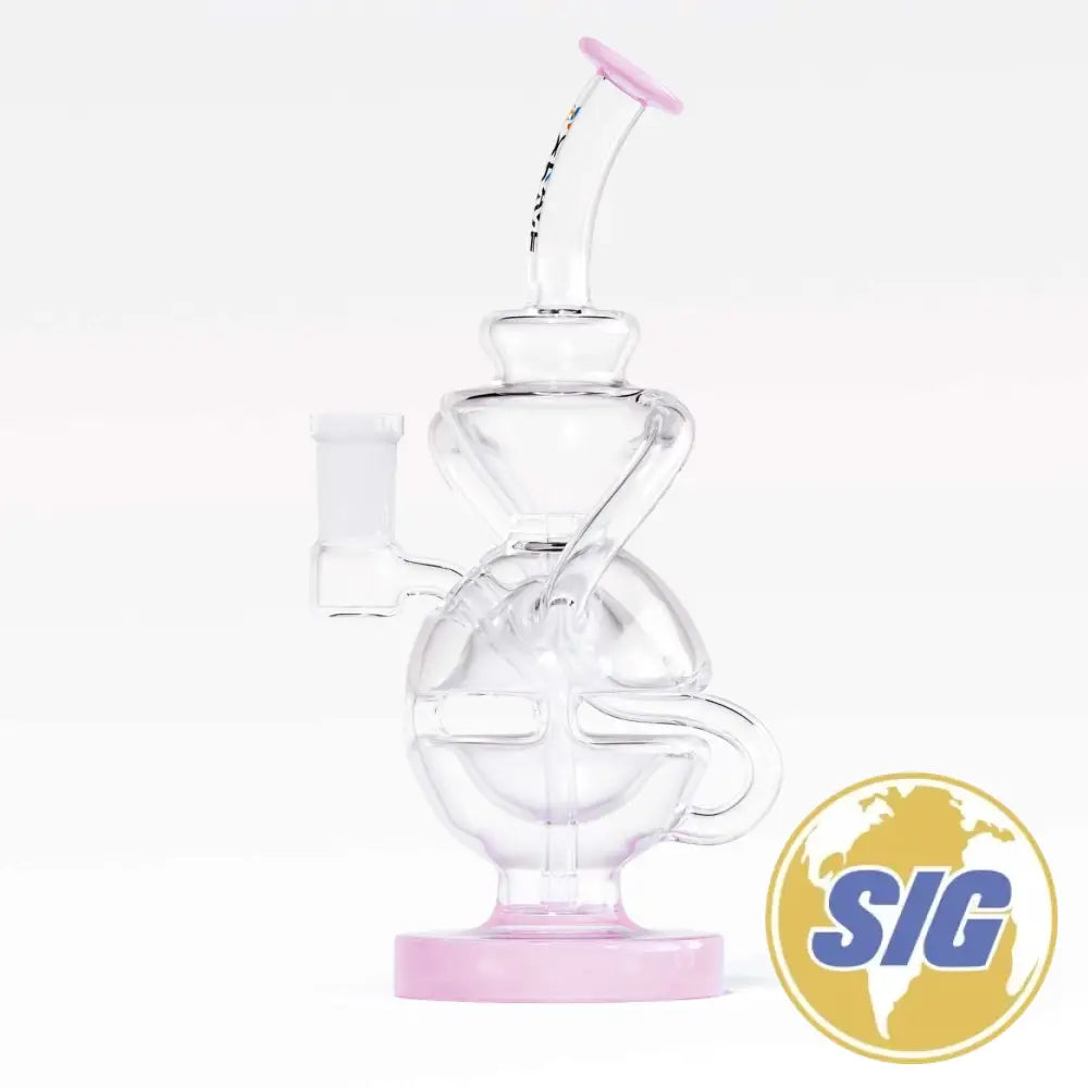 Crave Glass Orb Recycler |REF: WP CRO 1330| - Pink