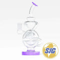 Crave Glass Orb Recycler |REF: WP CRO 1330| - Purple