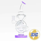 Crave Glass Orb Recycler |REF: WP CRO 1330| - Purple