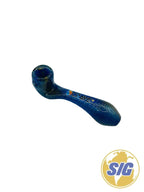 Crave Glass Patterned Sherlock Pipe |REF: HP CR 78|