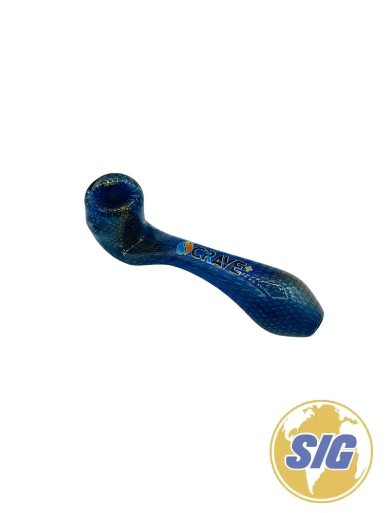 Crave Glass Patterned Sherlock Pipe |REF: HP CR 78|