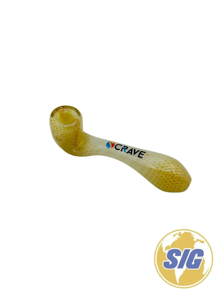 Crave Glass Patterned Sherlock Pipe |REF: HP CR 78|