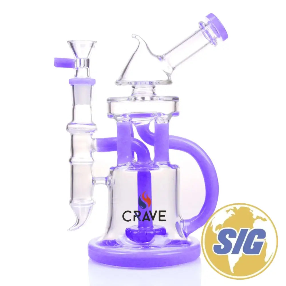 Crave Glass Pointed Top |REF: WP C-RO 1356| - Purple