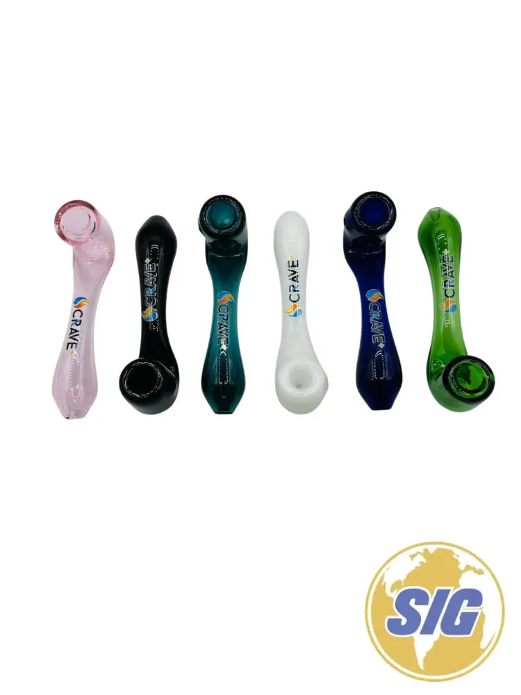 Crave Glass Sherlock Pipe 6" |REF: HP CR 19|
