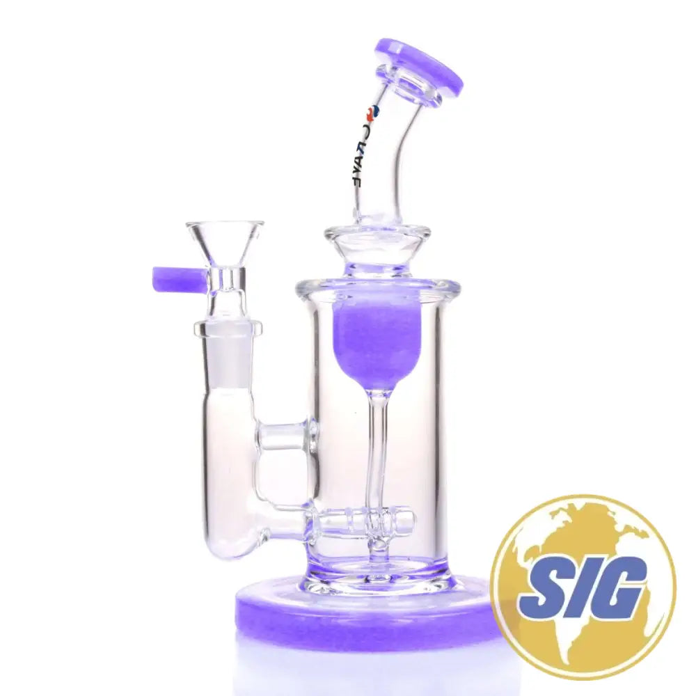 Crave Glass w/ Inline Perc |REF: WP C-RO 1360| - Purple