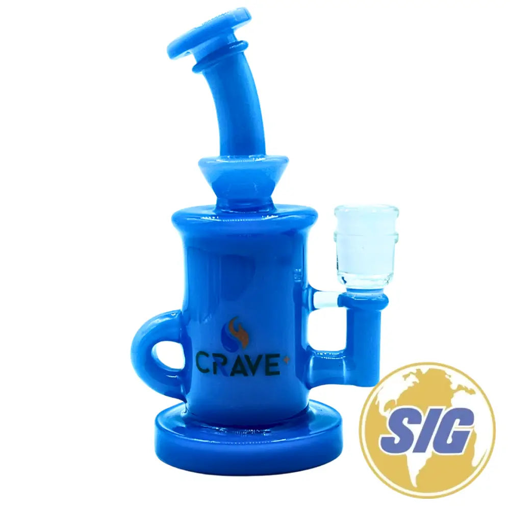Crave Glass Water Pipe Brief Case Set |REF: Crave 2858| - Blue
