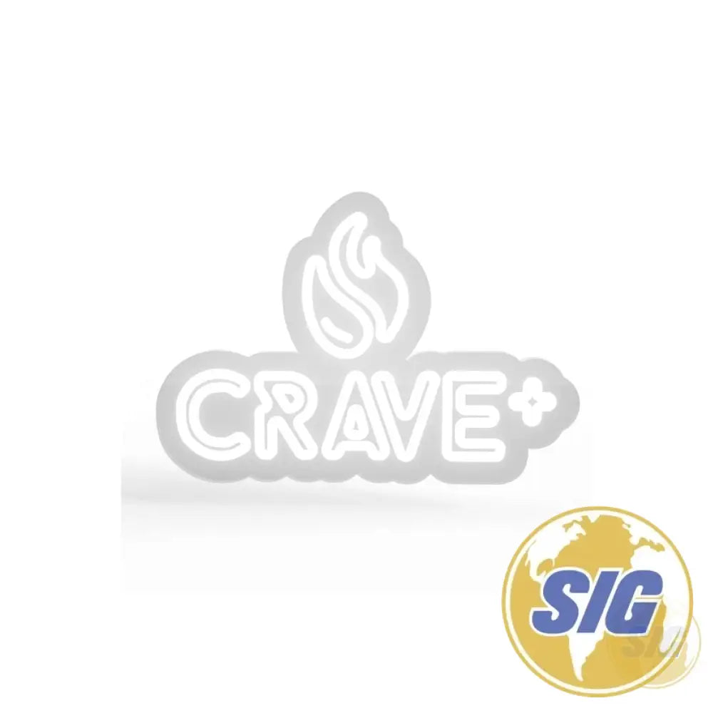 Crave LED Sign - Store Hanging Sign