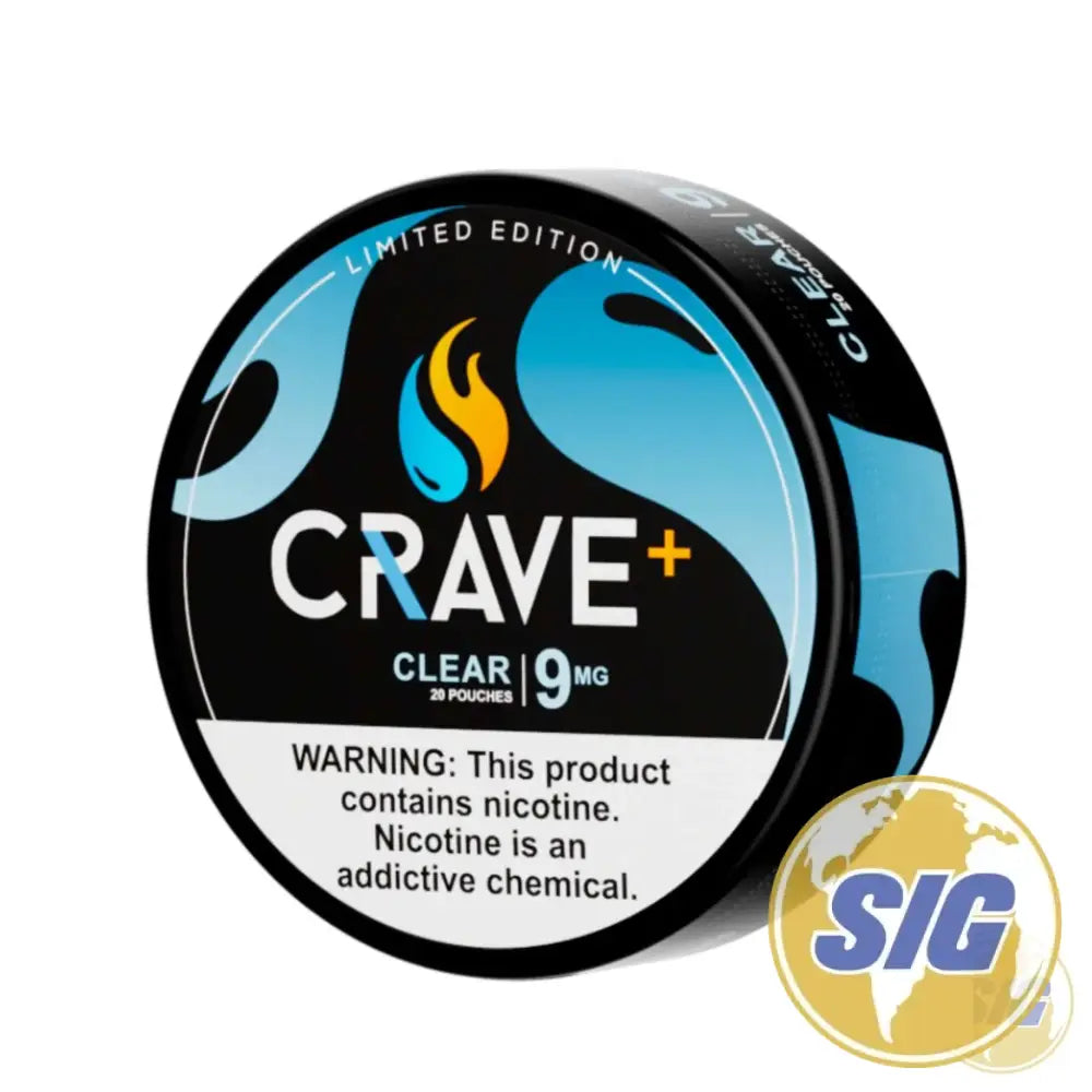 Crave Limited Edition Nicotine Pouch - 9MG / Clear