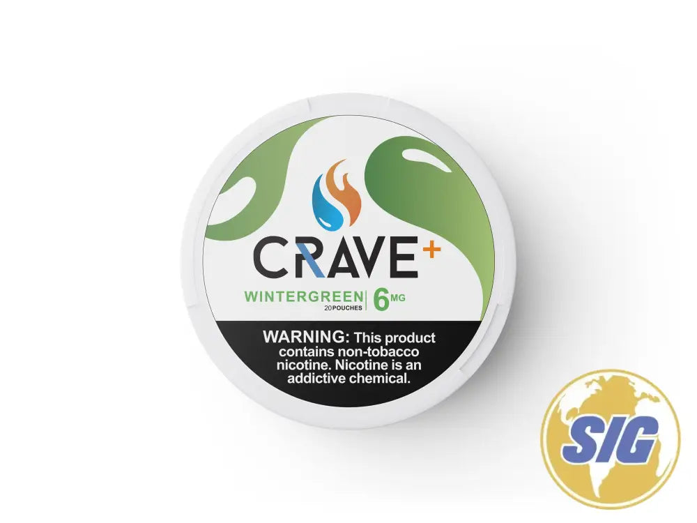 Crave Nicotine Pouch - 6MG / Wintergreen