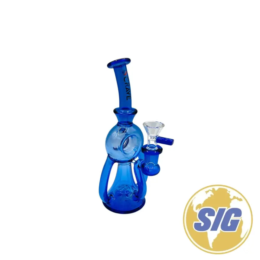 Crave Phantom Sphere Water Pipe |REF: CRO-1363| - Blue