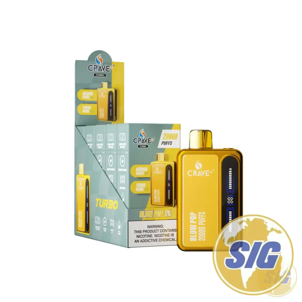 Crave Turbo 20000 Puffs Disposable Vape - Blow Pop