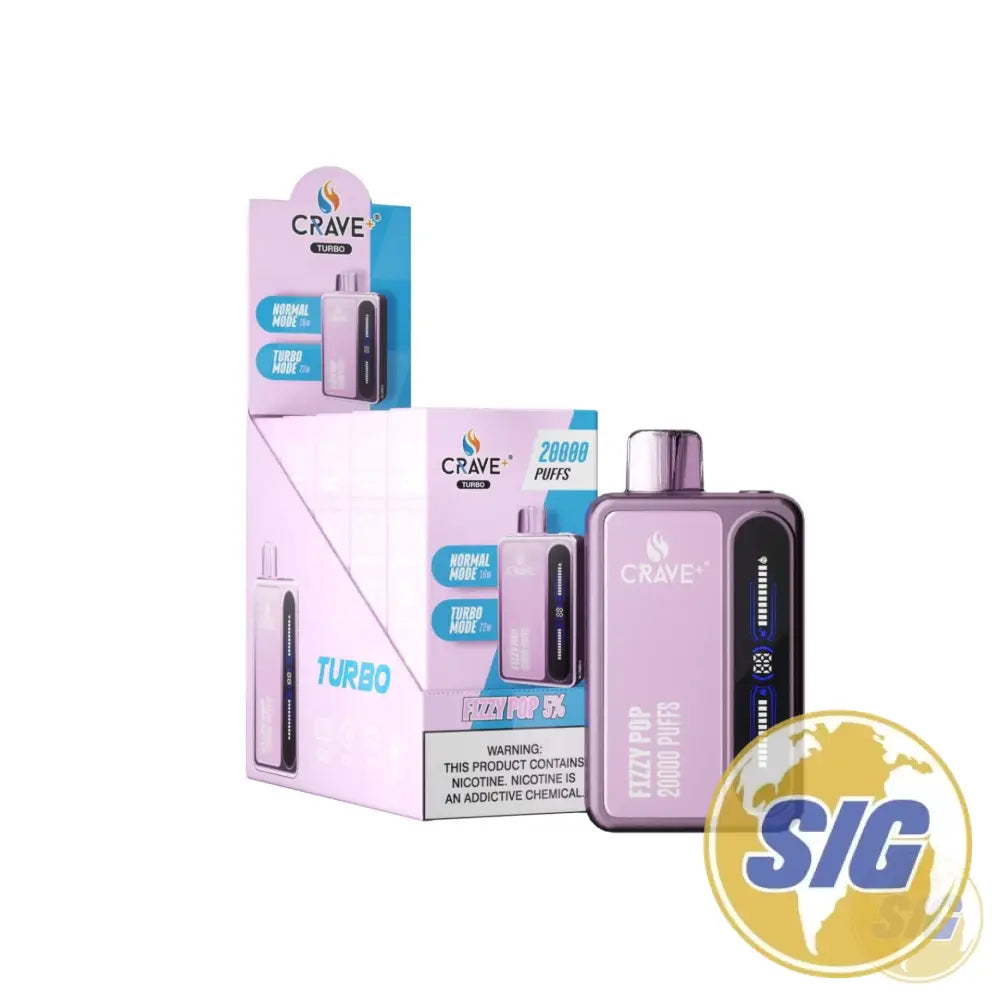 Crave Turbo 20000 Puffs Disposable Vape - Fizzy Pop
