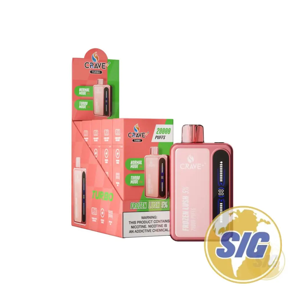 Crave Turbo 20000 Puffs Disposable Vape - Frozen Lush