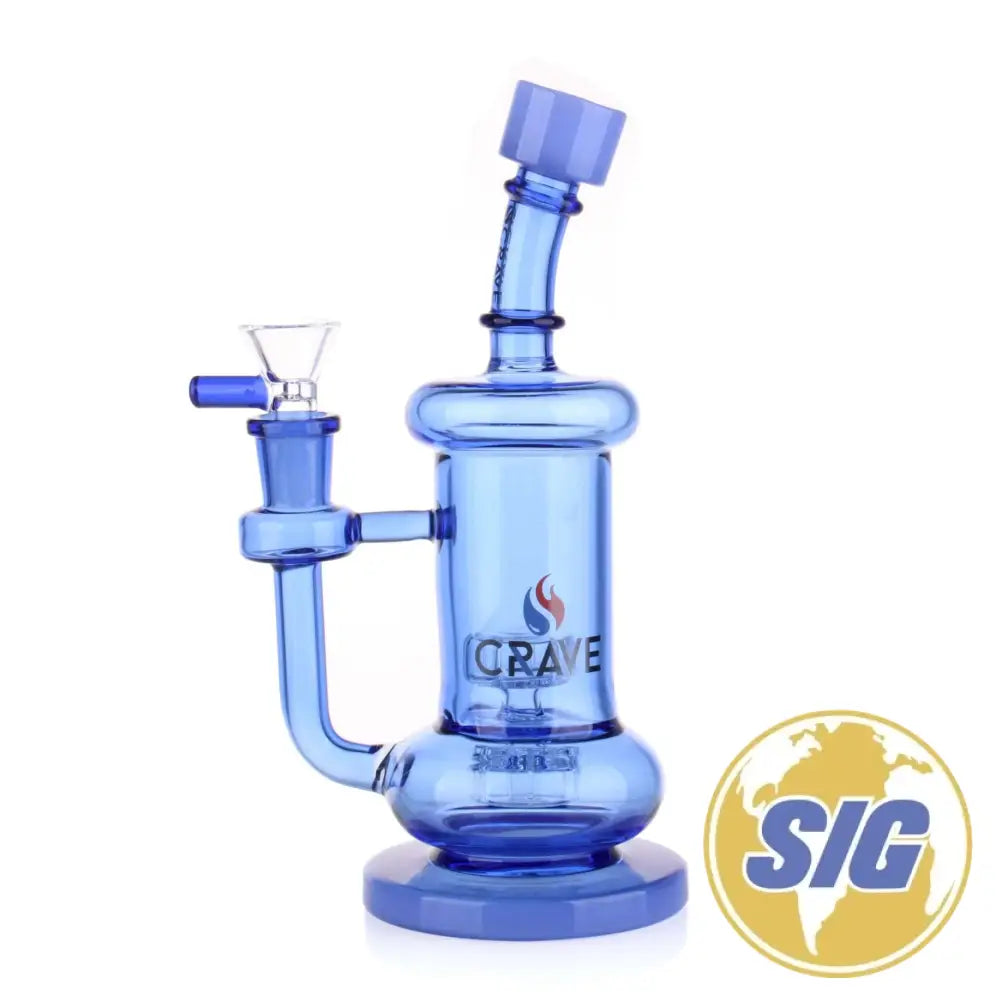 Crave Urban Oasis Water Pipe |REF: C-RL 2378| - Blue