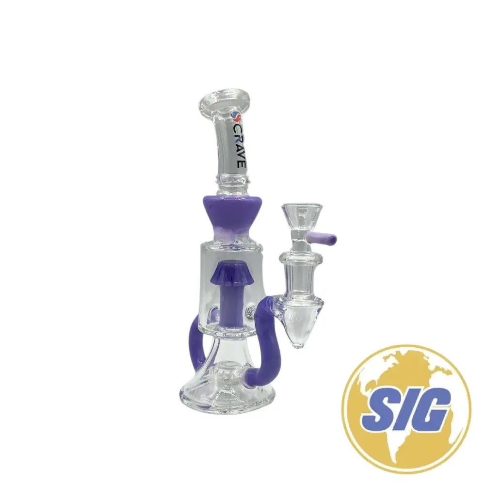 Crave Water Pipe |REF: CRO-1361| - Purple