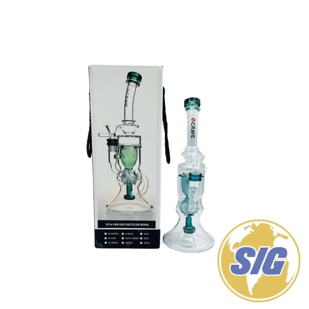 Crave Water Pipe |REF: CRO-2270| - Dark Green