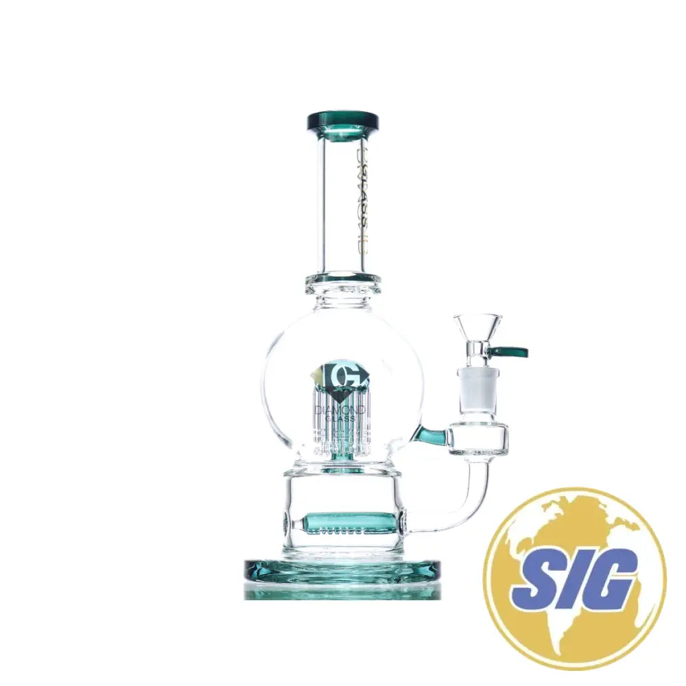 Diamond Glass Bubble Water Pipe |REF: DGR 1069|