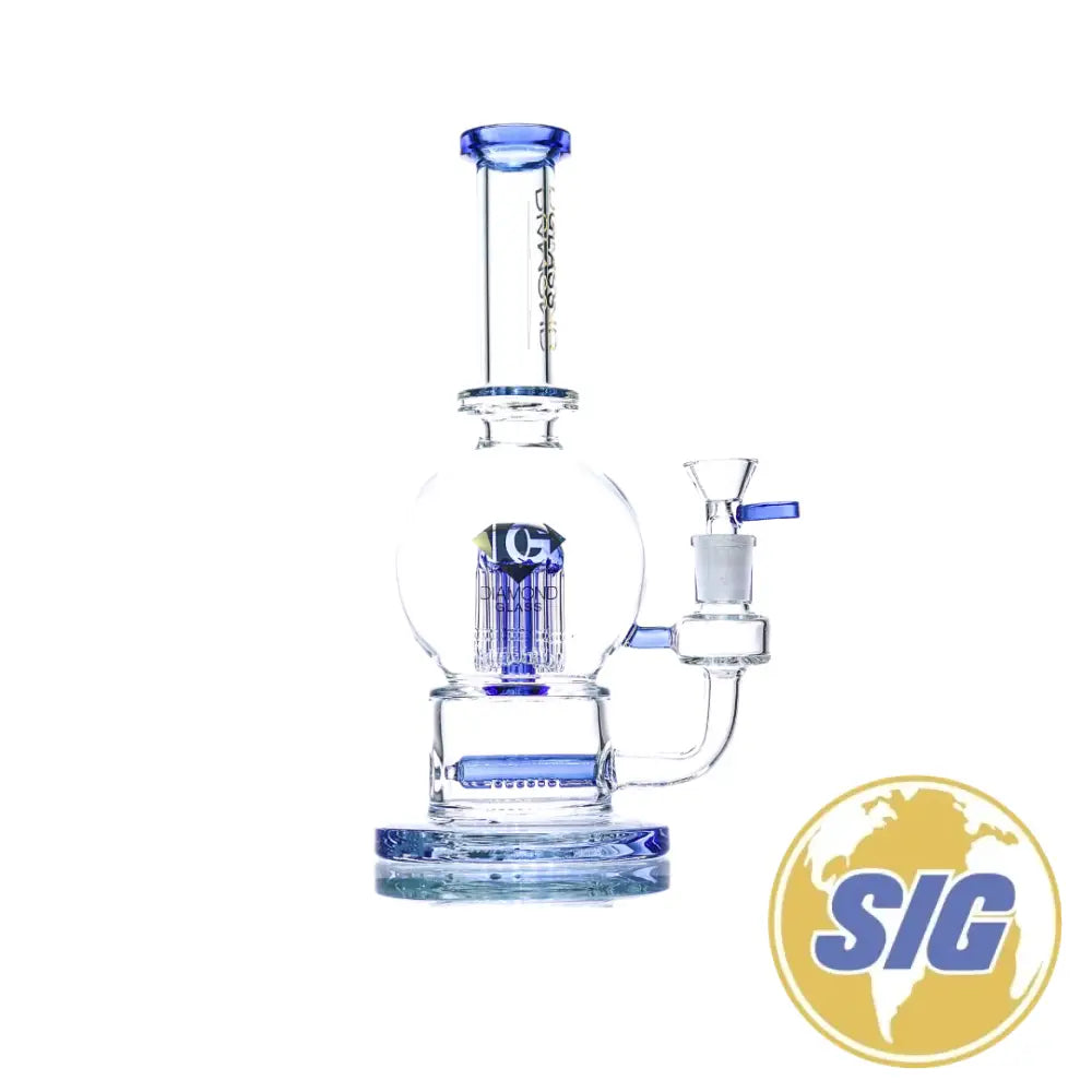 Diamond Glass Bubble Water Pipe |REF: DGR 1069|