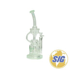 Diamond Glass Fountain Recycler Water Pipe |REF: DGR 1159|