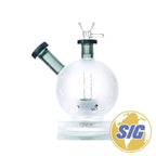 Diamond Glass Frosted Ball Water Pipe |REF: DGR 1094|
