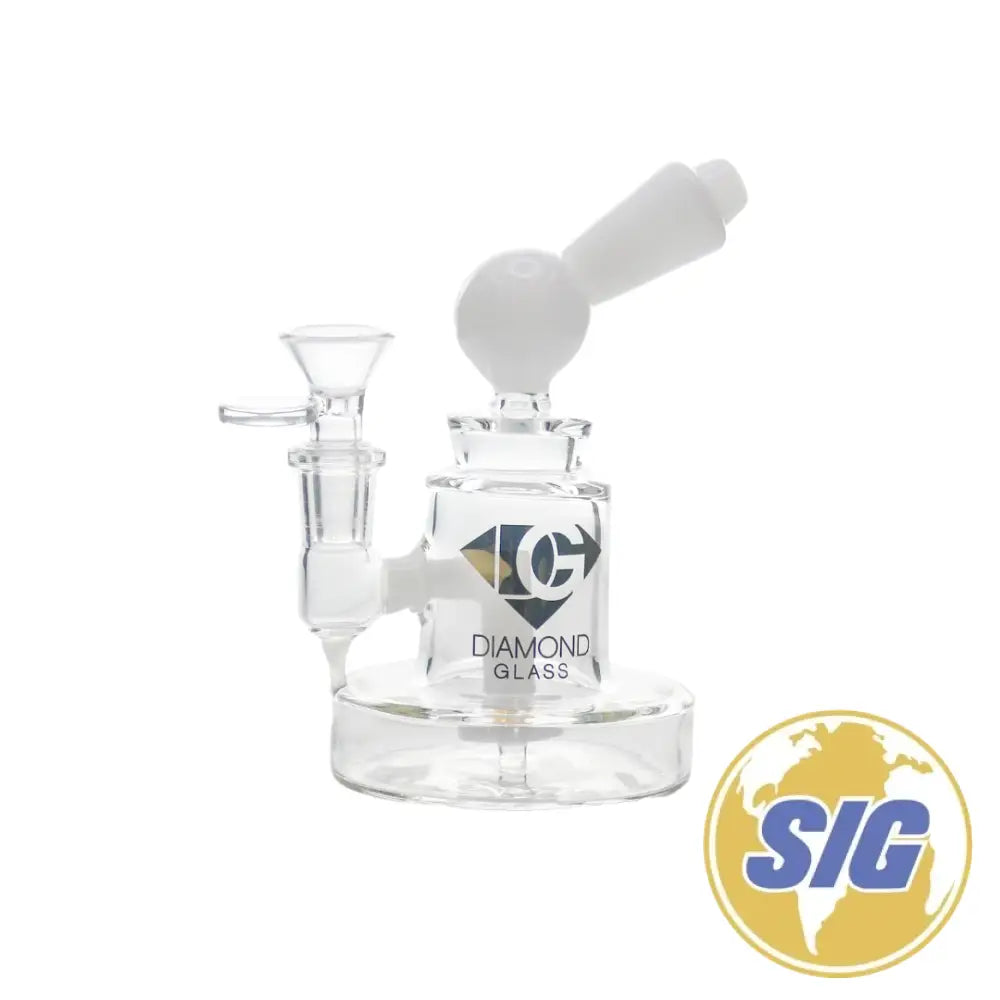 Diamond Glass Long Mouth Piece Dab Rig |REF: DGR 1150|