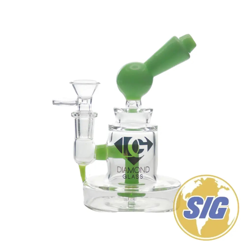 Diamond Glass Long Mouth Piece Dab Rig |REF: DGR 1150|