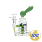 Diamond Glass Long Mouth Piece Dab Rig |REF: DGR 1150|